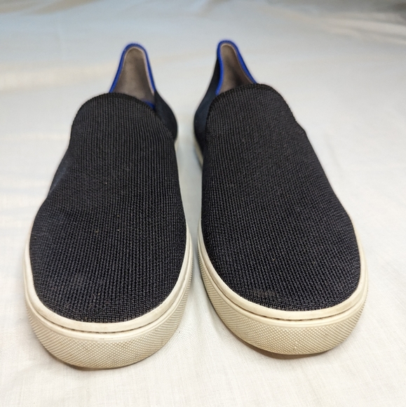 Navy Woman's Rothys Size 7-8.5 Rothys Original Slip On Sneaker - Picture 14 of 14